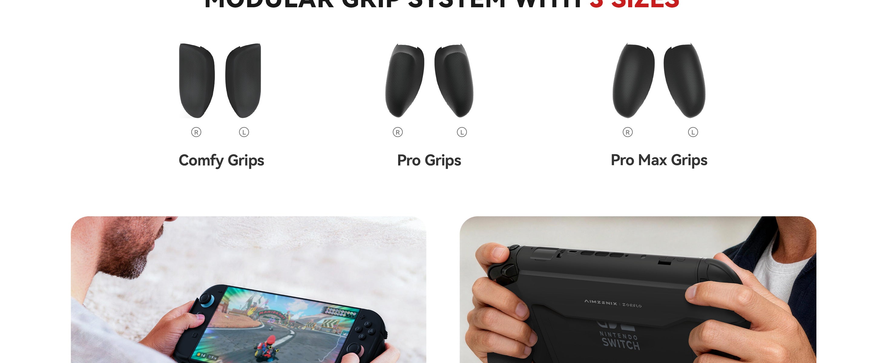 Ergonomic Silicone Grip For NS2 – AIMZENIX