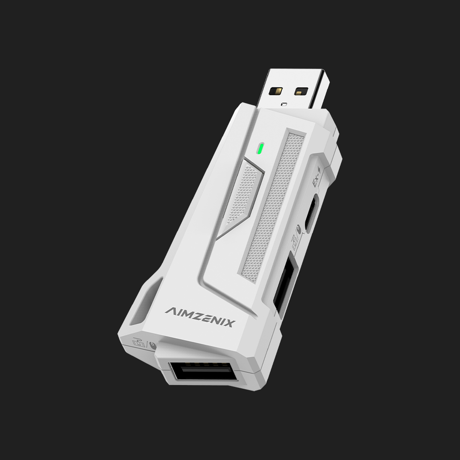【開封済・未使用】AIMZENIX Striker PRO AX300 ホワイト AIMZENIX ストライカープロアダプター