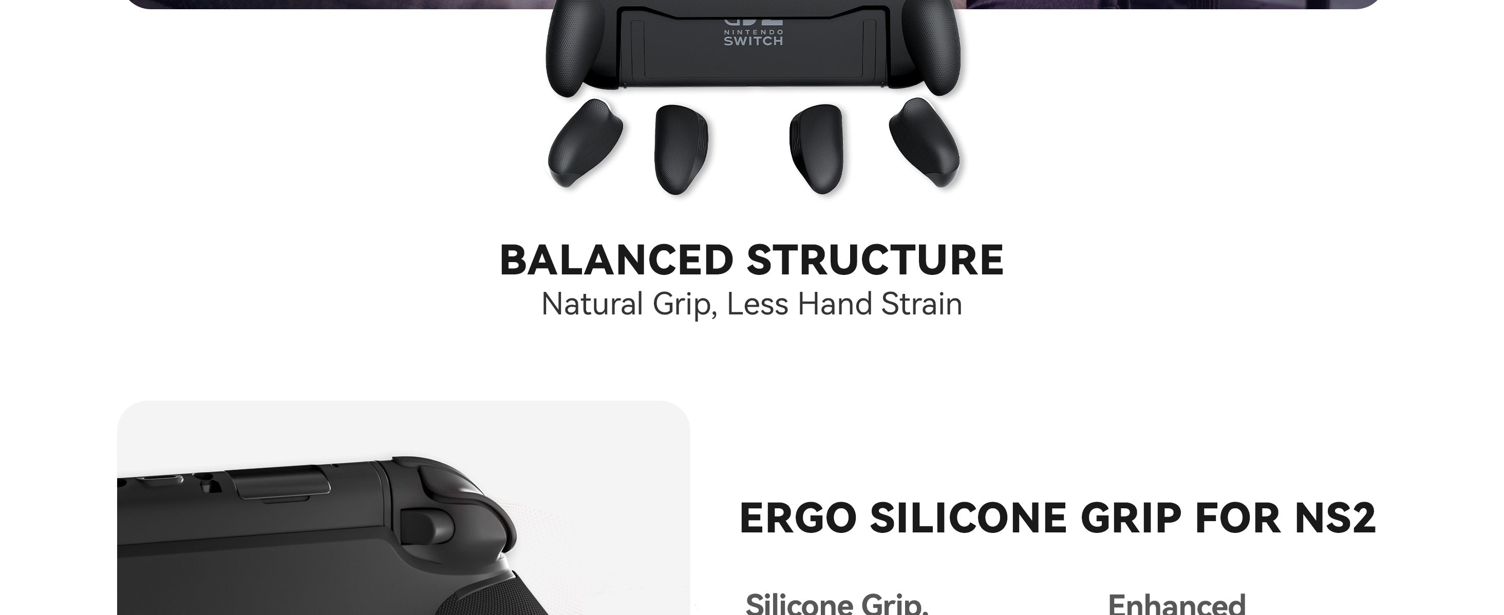 Ergonomic Silicone Grip For NS2 – AIMZENIX